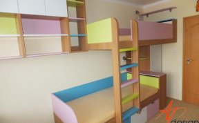 Realizace panelákového dětského pokoje pro dvě holky